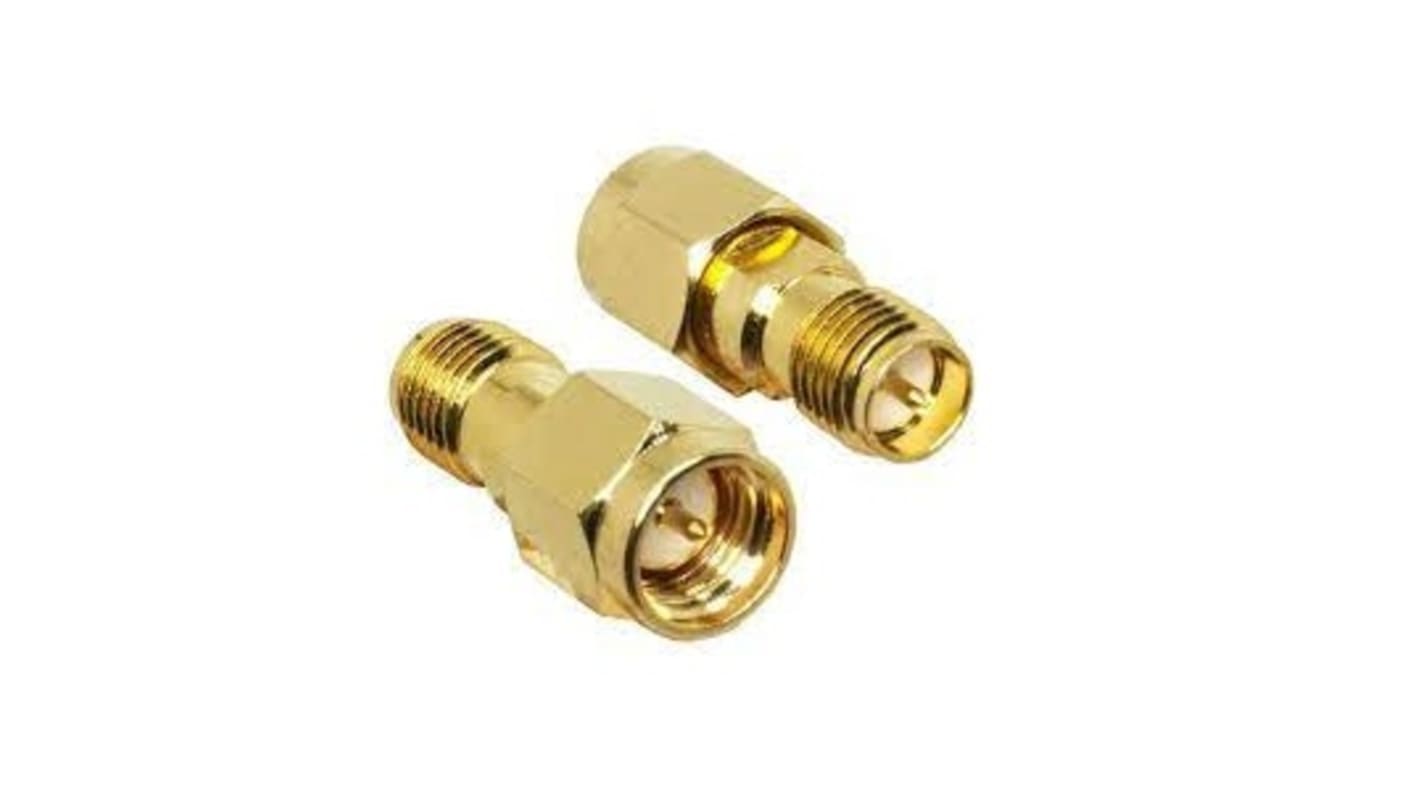 Linx Straight Coaxial Adapter SMA Plug to R-SMA Plug 0 → 18GHz