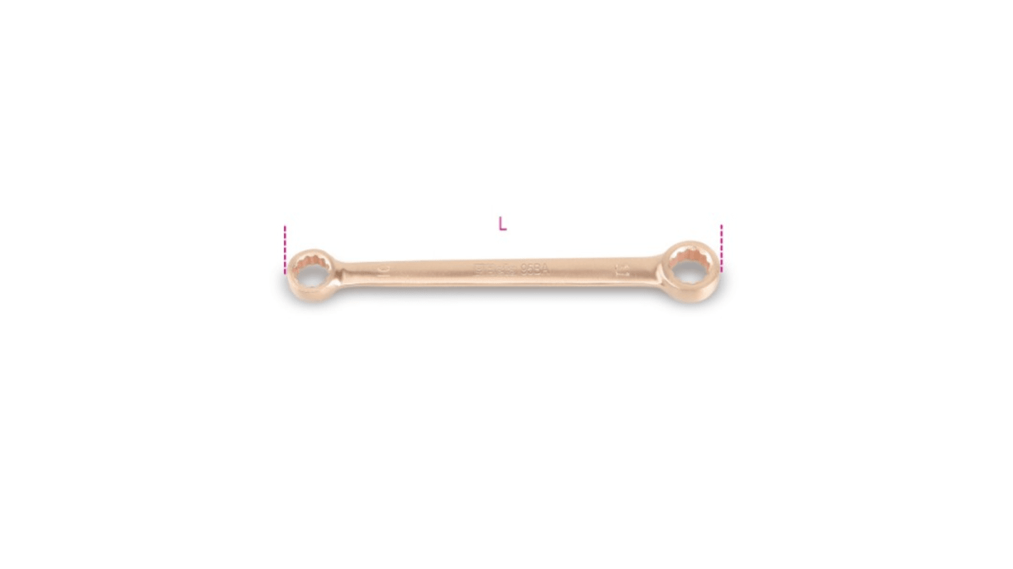 Chiave ad anello BETA, lungh. 165 mm, bocca poligonale 14mm