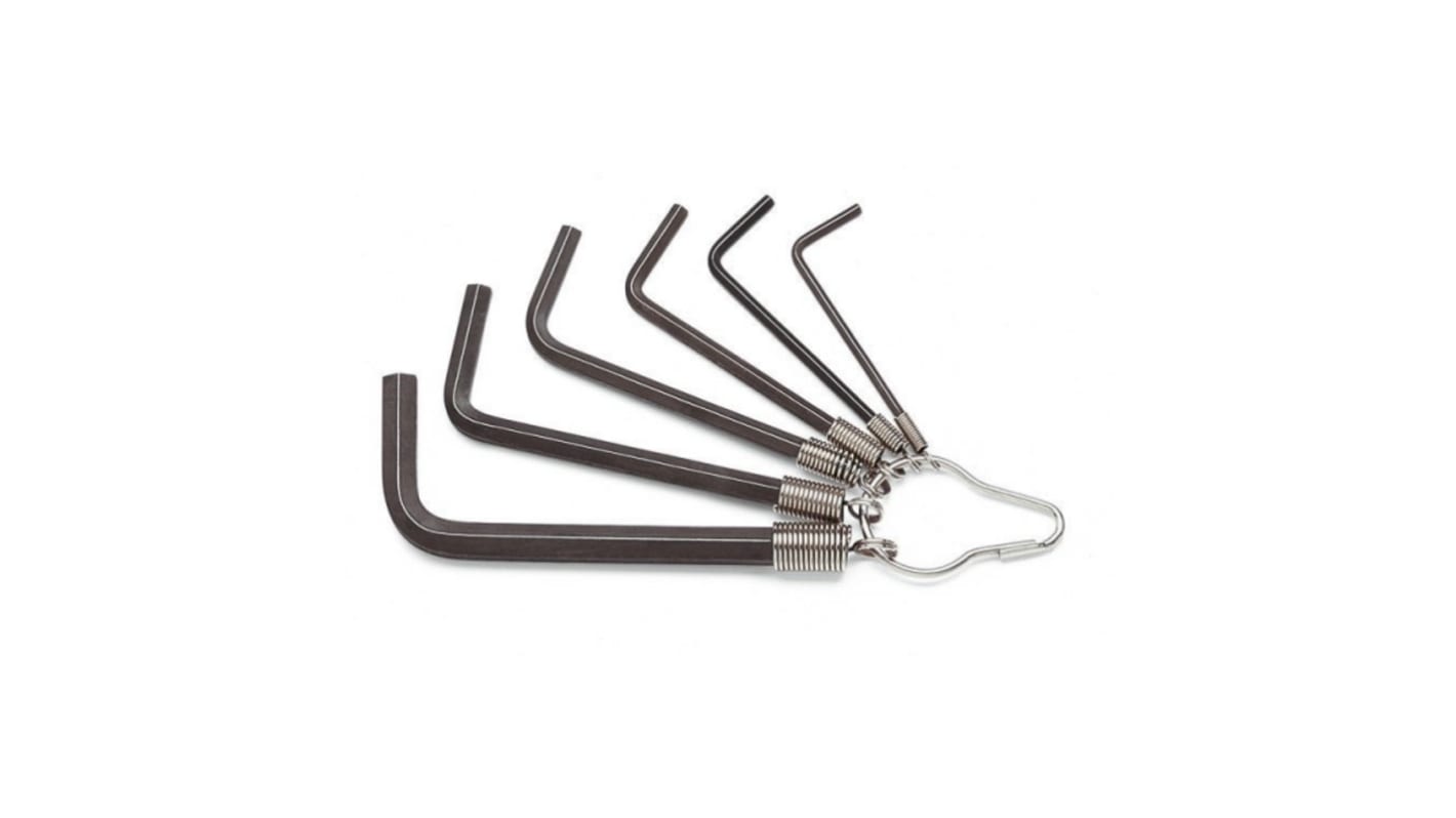 BETA 7 piece L Shape Imperial Hex Key Set, 1/4in