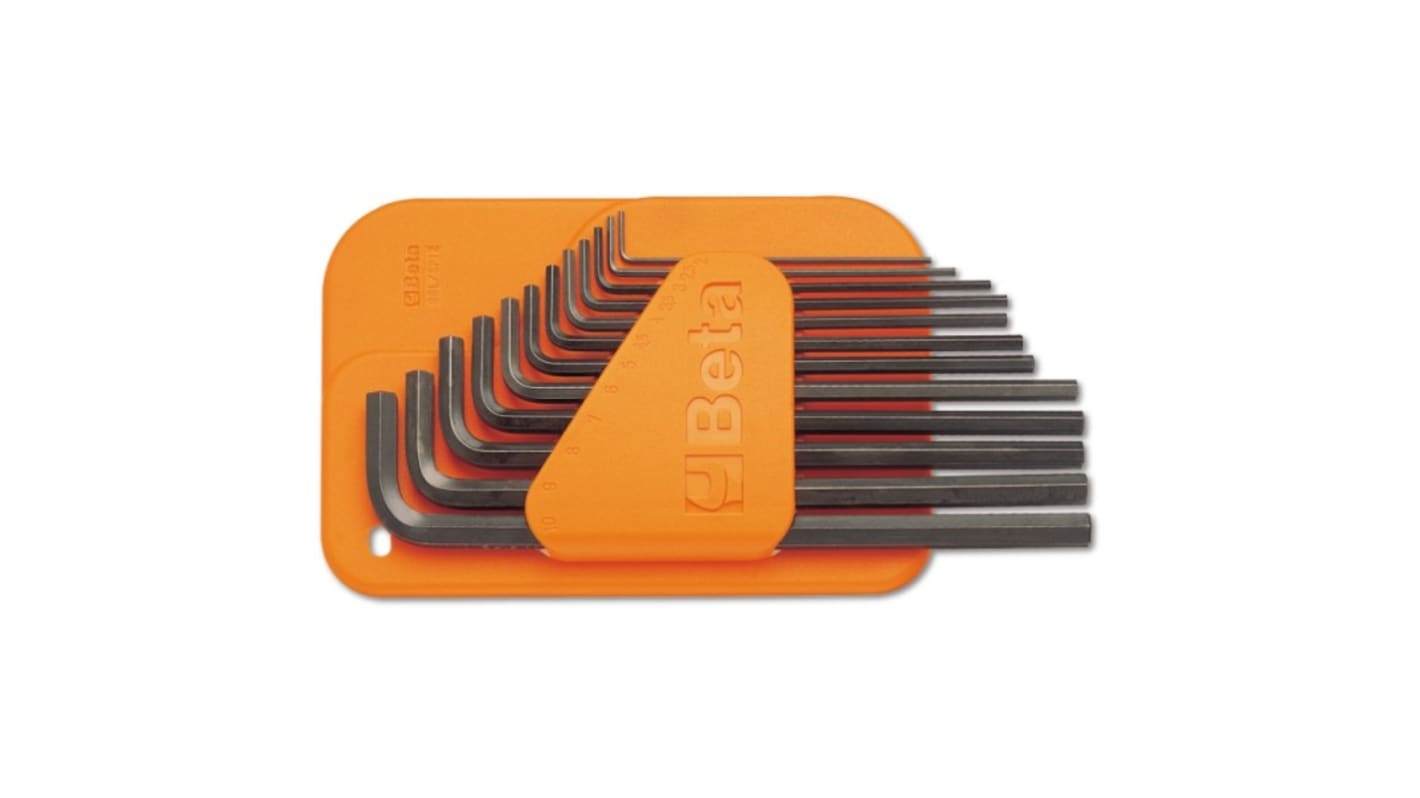 BETA 12 piece L Shape Metric Hex Key Set, 2.5mm