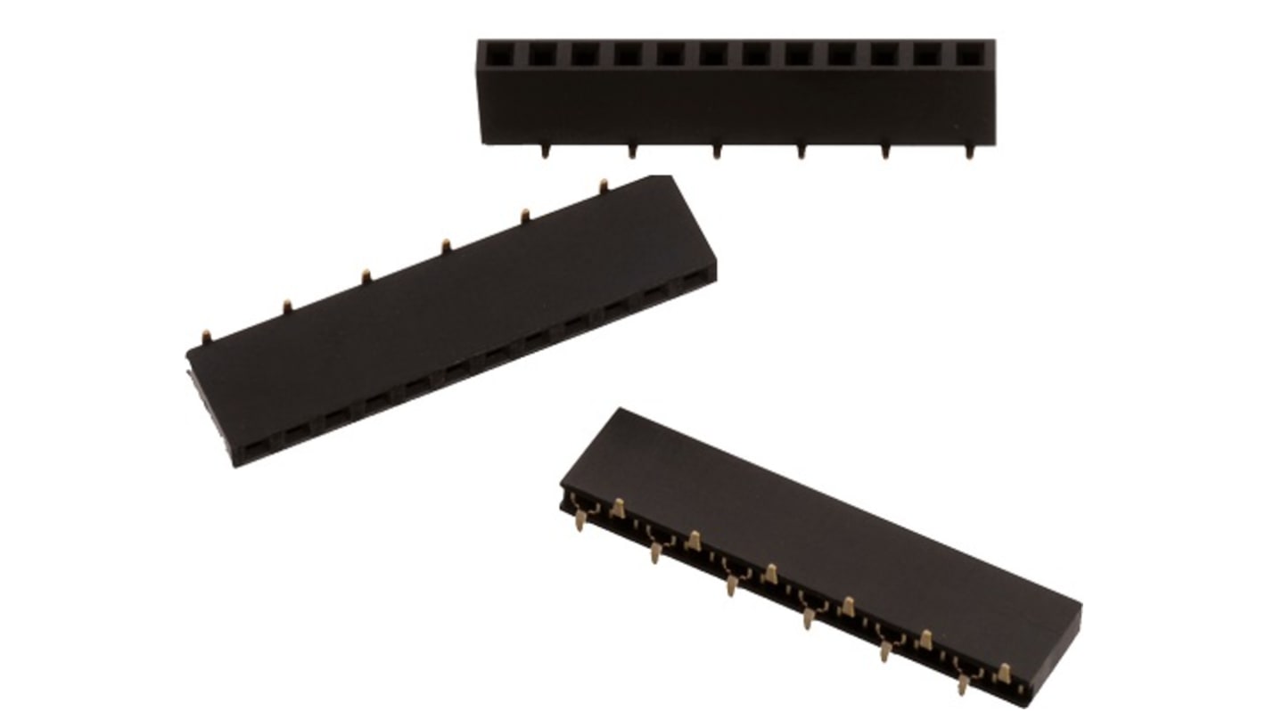 Gniazdo PCB 5 -pinowe raster: 2.54mm Proste