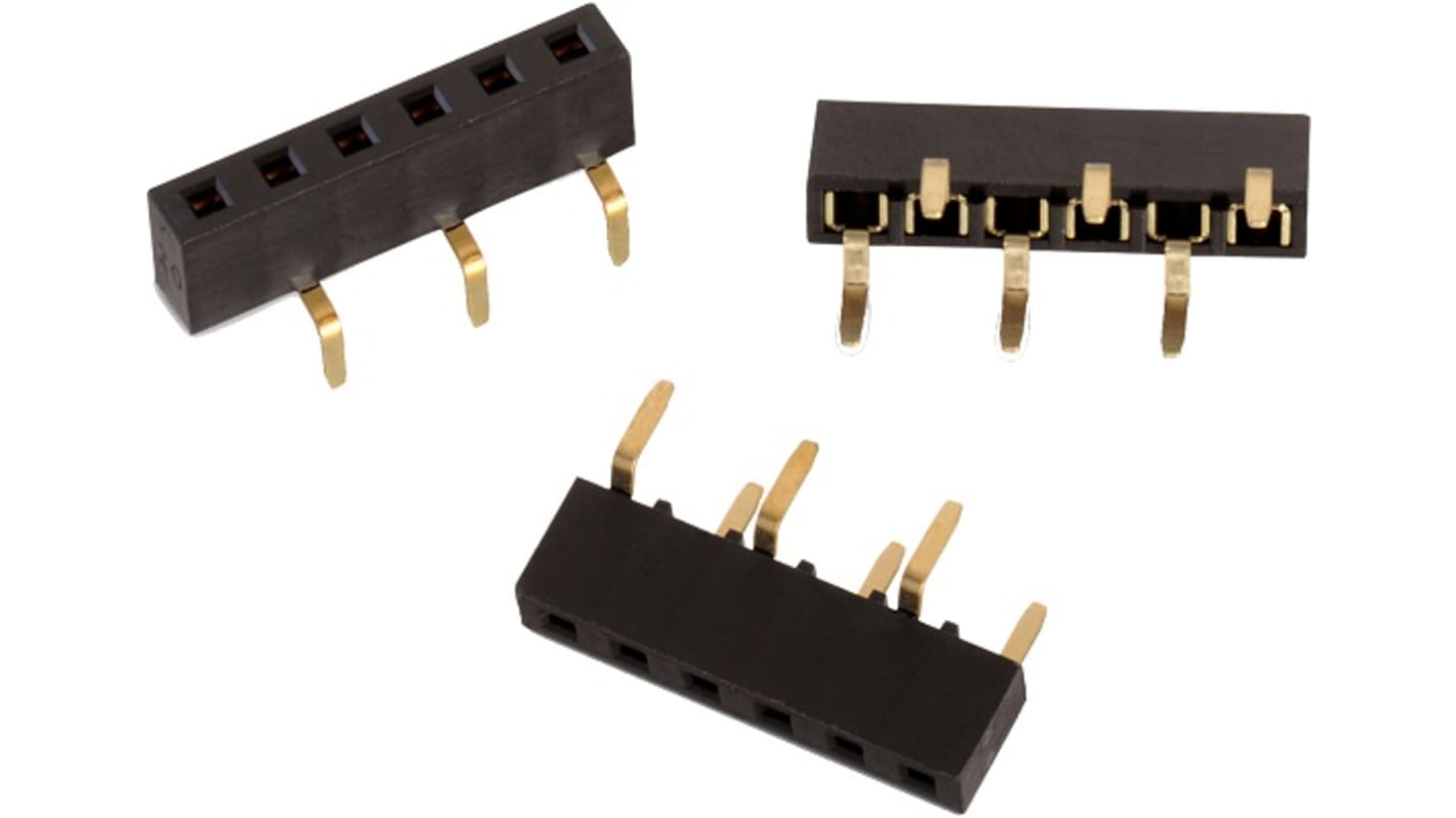 Gniazdo PCB 20 -pinowe raster: 2.54mm Wejście od spodu