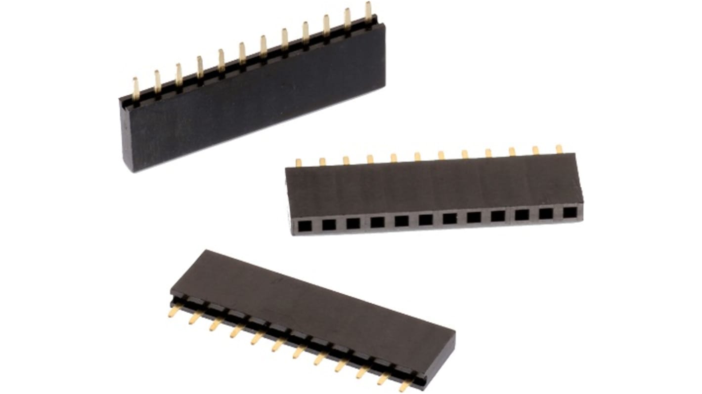 Presa PCB Wurth Elektronik, 36 vie, 1 fila, passo 2.54mm