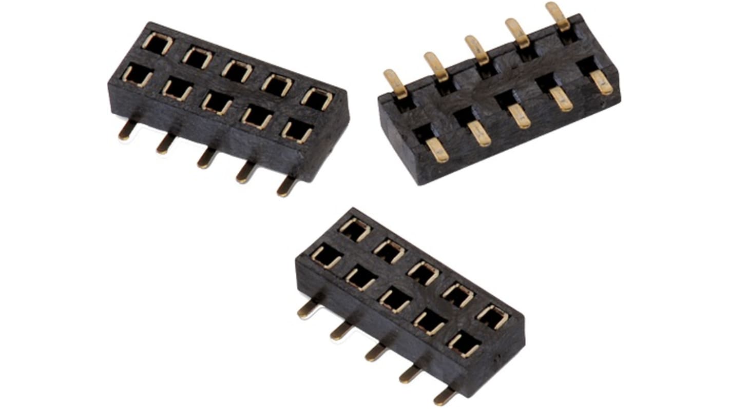Gniazdo PCB 8 -pinowe 2 -rzędowe raster: 2mm Proste