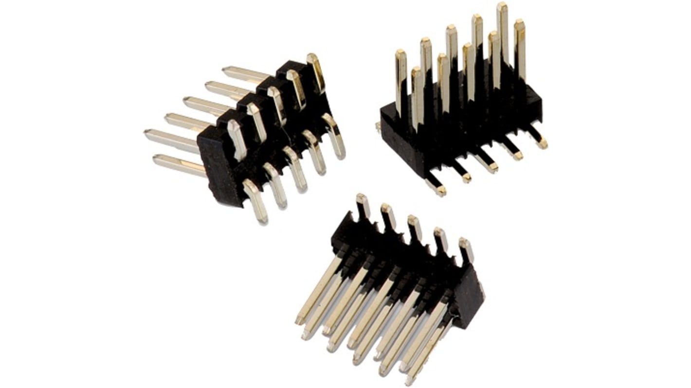 Wurth Elektronik WR-PHD Series Straight PCB Header, 14 Contact(s), 1.27mm Pitch, 2 Row(s)