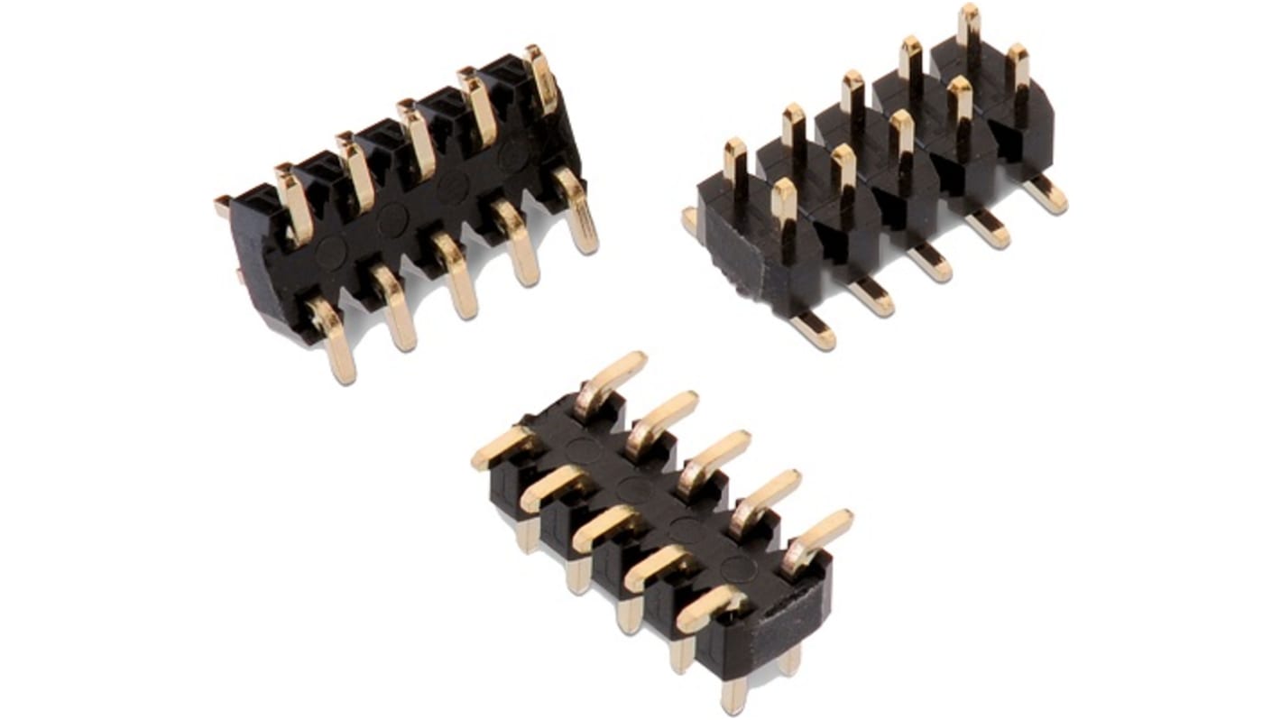 Wurth Elektronik WR-PHD Series Straight PCB Header, 14 Contact(s), 2.0mm Pitch, 2 Row(s)
