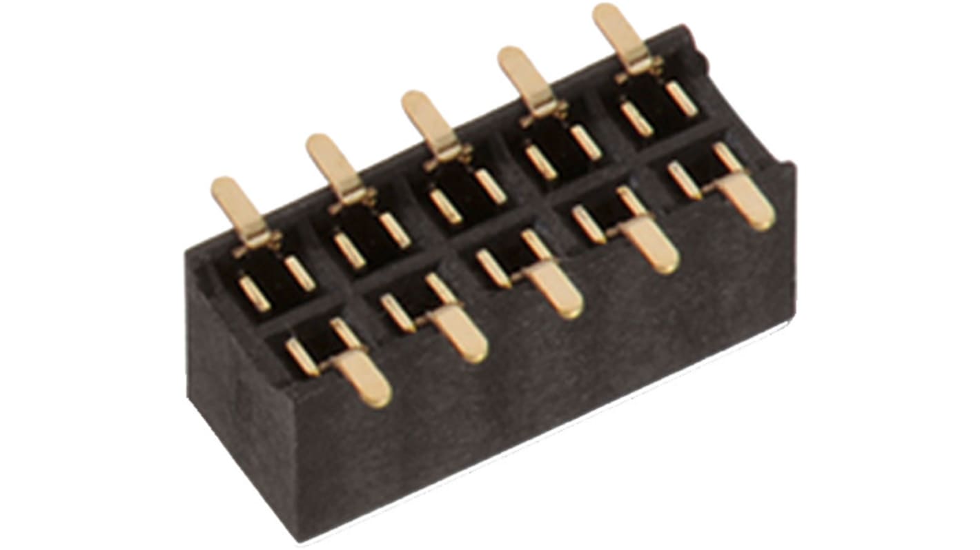 Wurth Elektronik WR-PHD Series Straight PCB Socket, 44-Contact, 2-Row, 2mm Pitch