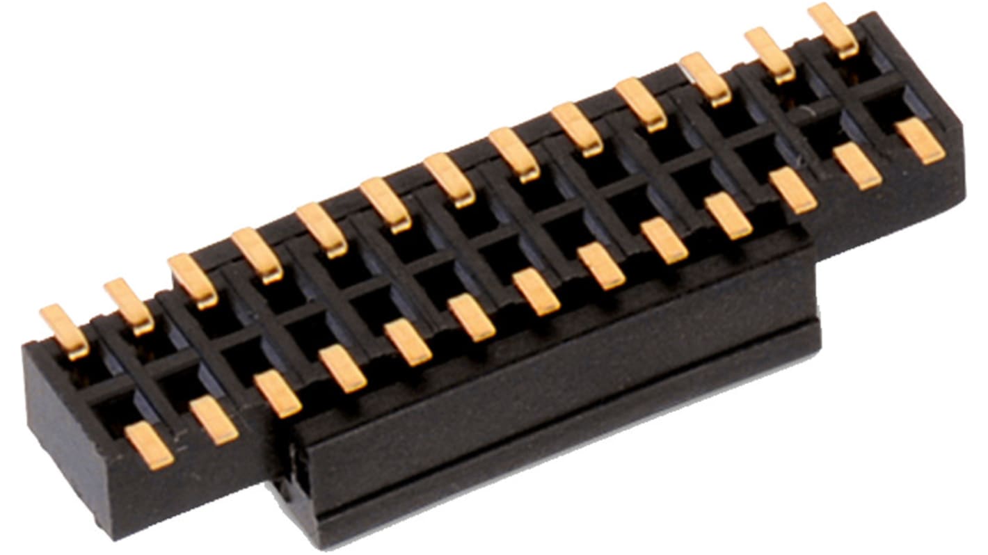Gniazdo PCB 26 -pinowe 2 -rzędowe raster: 1.27mm Wejście od spodu