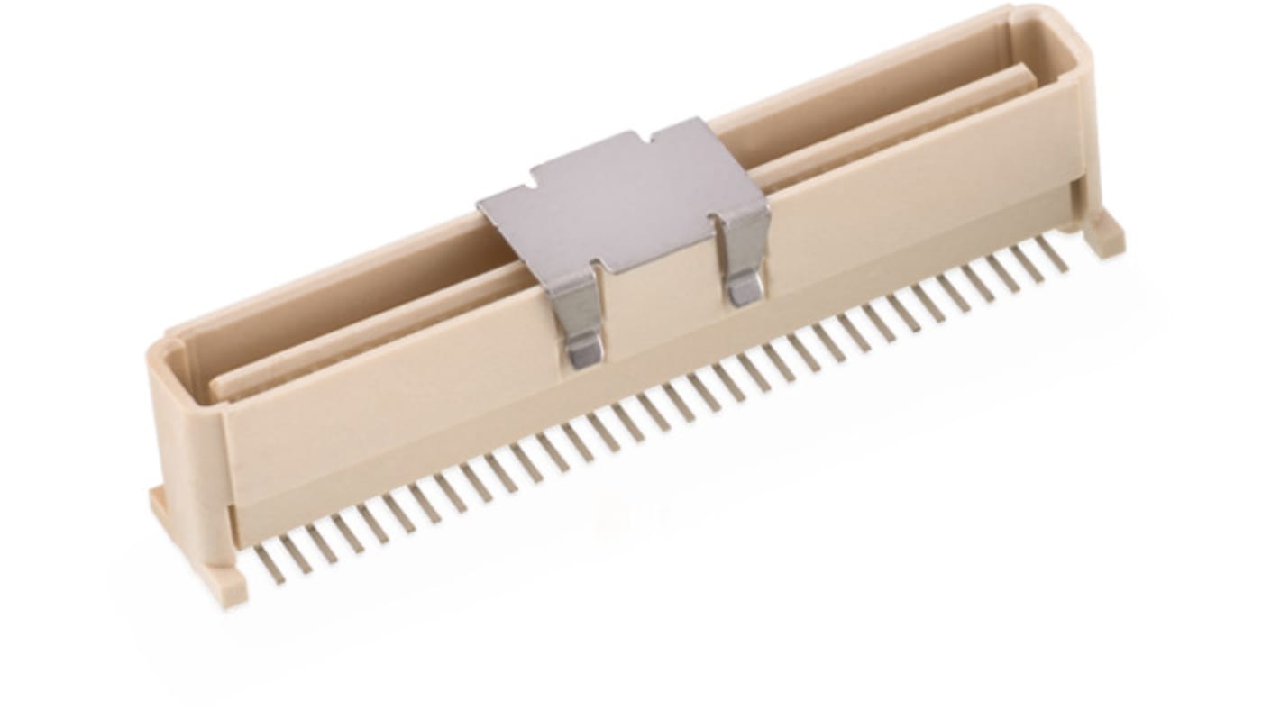 Wurth Elektronik WR-BTB Series Vertical Surface PCB Header, 64 Contact(s), 1 mm Pitch, 1 Row(s), Shrouded