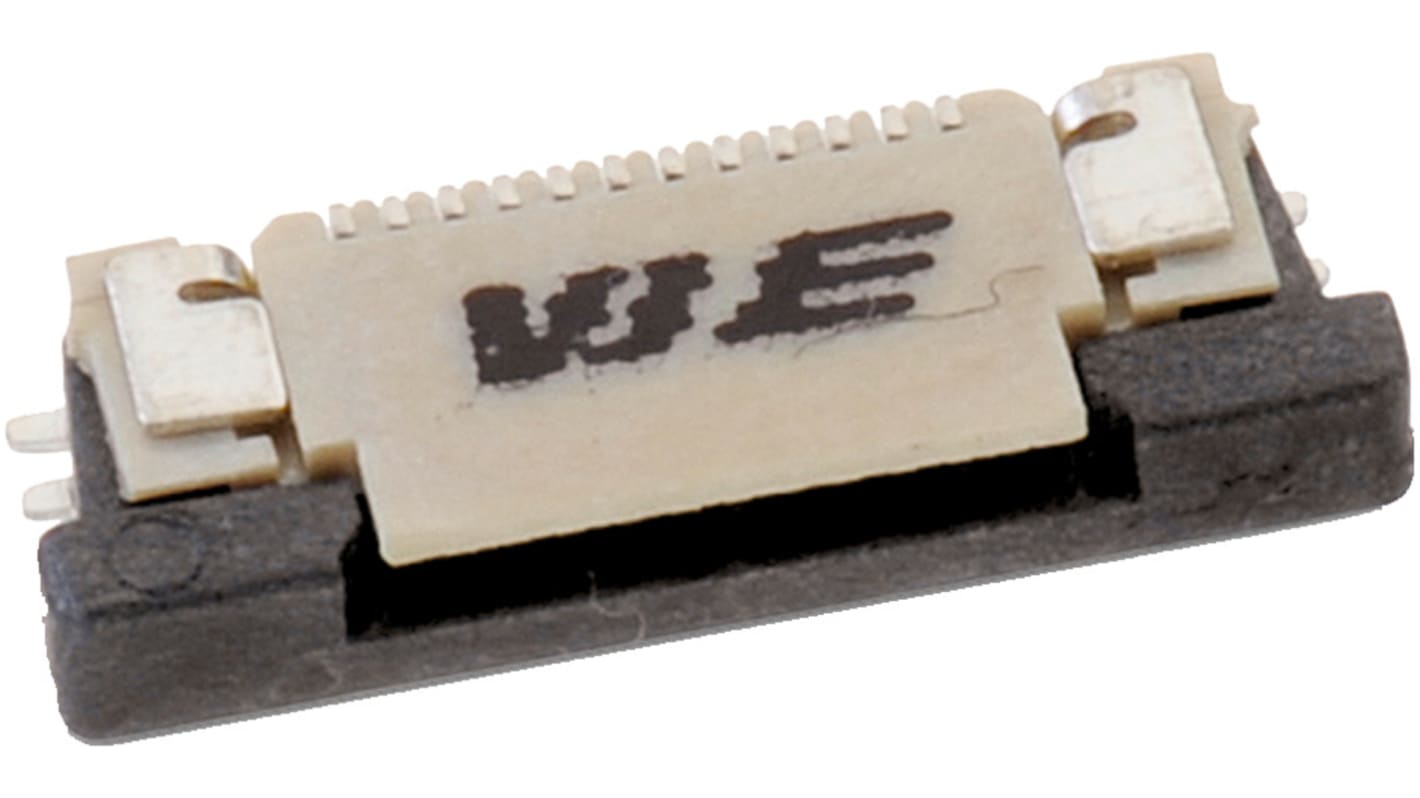 Wurth Elektronik FPC连接器, 母座, 34p, 0.5mm间距, SMT安装, 水平, WR-FPC系列