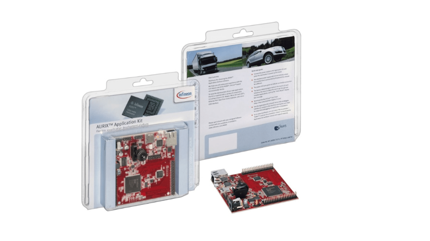 Infineon マイクロコントローラ開発キット, 評価ボード, KIT_AURIX_TC267_TFT, 開発キット, KITAURIXTC267TFTTOBO1