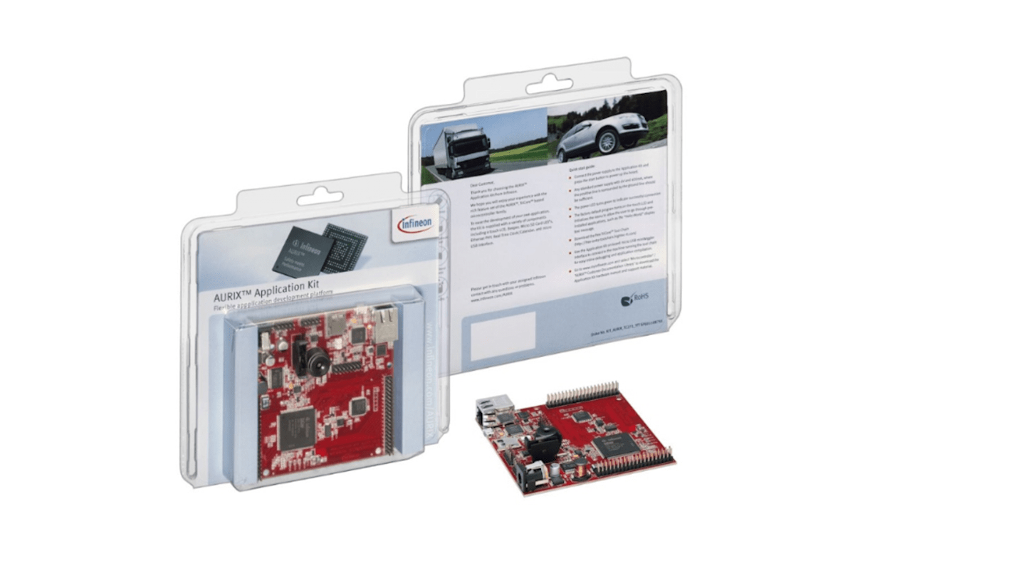 Infineon マイクロコントローラ開発キット, 評価ボード, KIT-AURIX-TC277-TFT, 開発キット, KITAURIXTC277TFTTOBO1