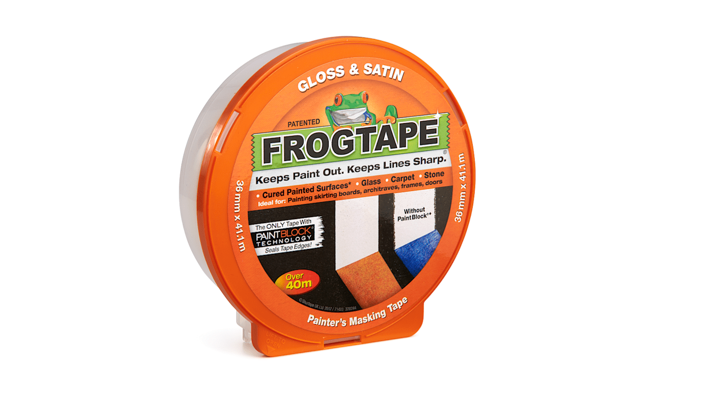 Taśma maskująca FROGTAPE szerokość: 36mm Papierowe Pomarańczowy