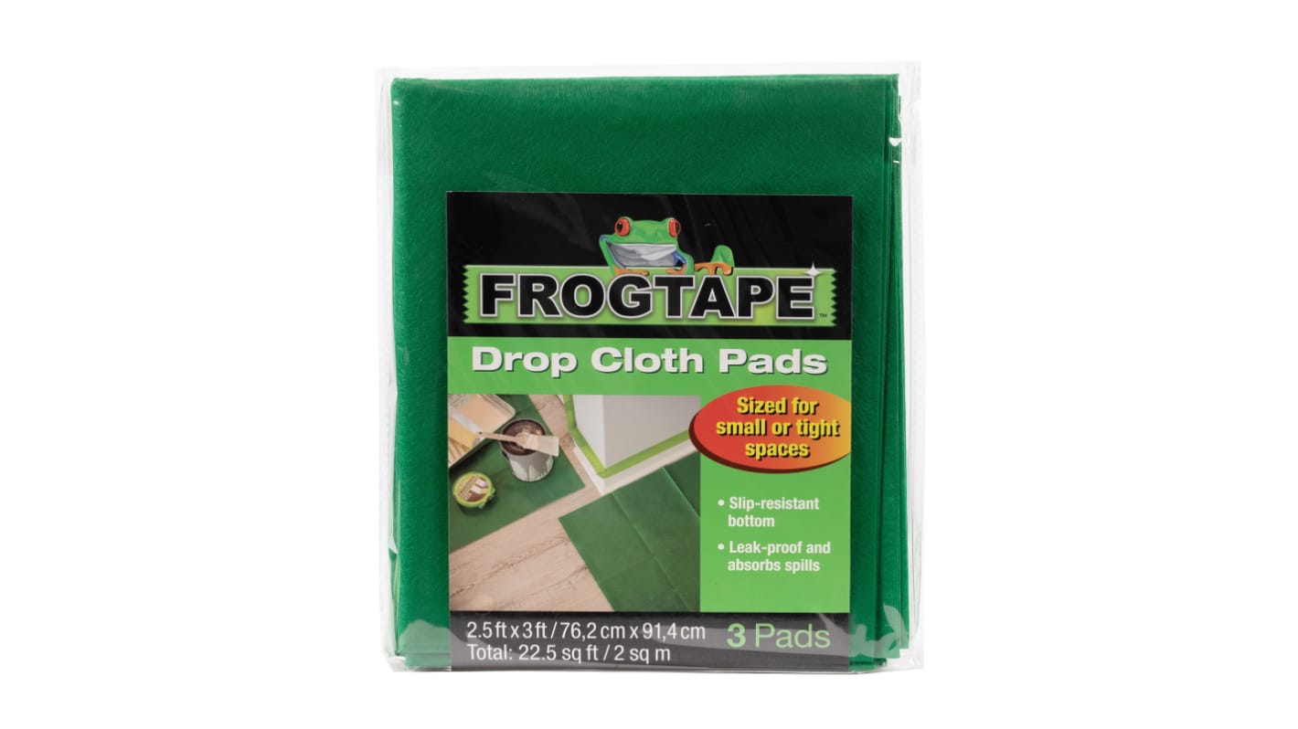 FROGTAPE FrogTape Green Non Woven Fabric Cloths, Pack of 3