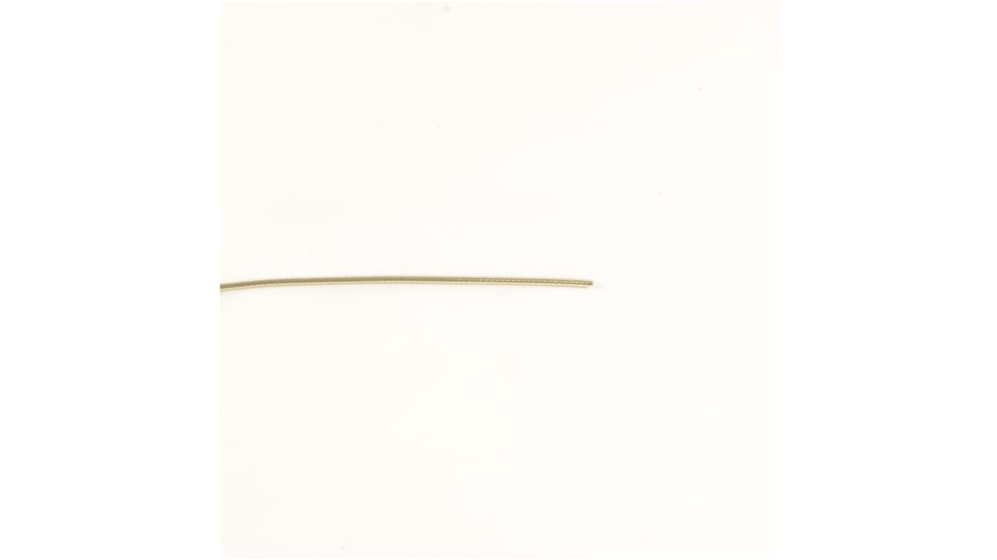 Alpha Wire Hook-up Wire Specialty Series Yellow 0.963 mm² Hook Up Wire, 18 AWG, 19/0.25 mm, 300m, PFA Insulation, 2618