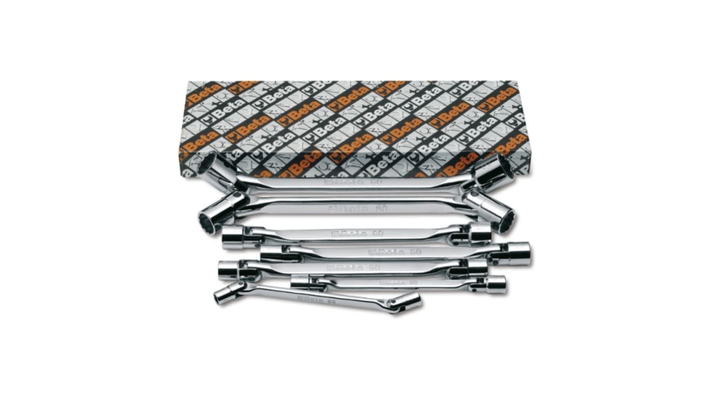 BETA 6 x 7 mm, 8 x 9 mm, 10 x 11 mm, 12 x 13 mm, 14 x 15 mm, 16 x 17 mm, 18 x 19 mm, 20 x 22 mm Hex Socket Spanner Set