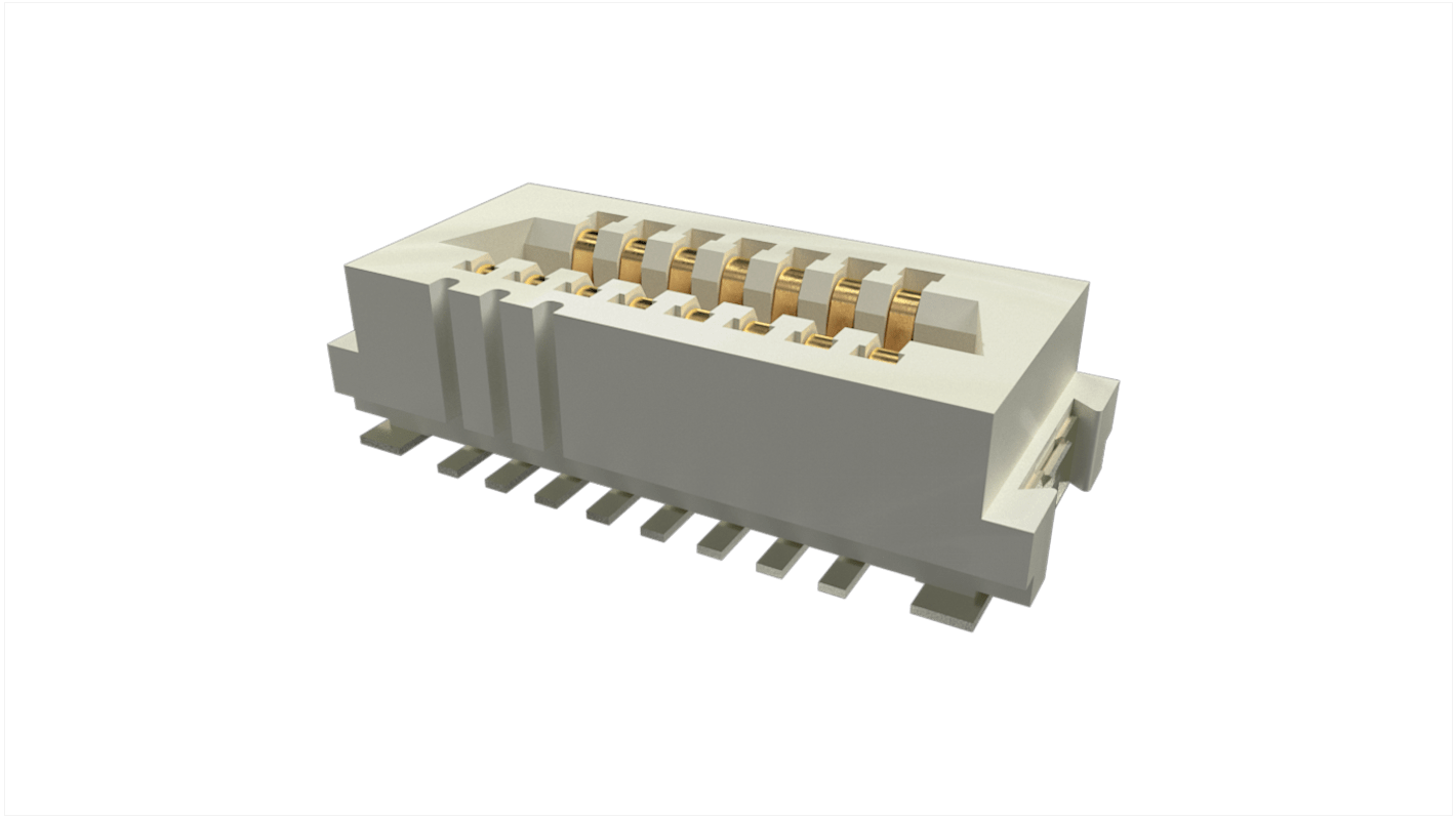 Presa PCB Amphenol Communications Solutions, 15 vie, passo 1mm, Montaggio PCB
