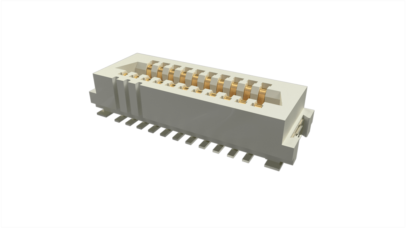 Gniazdo PCB 21 -pinowe raster: 1mm Gniazdo Proste, Pionowy Montaż na płytce drukowanej