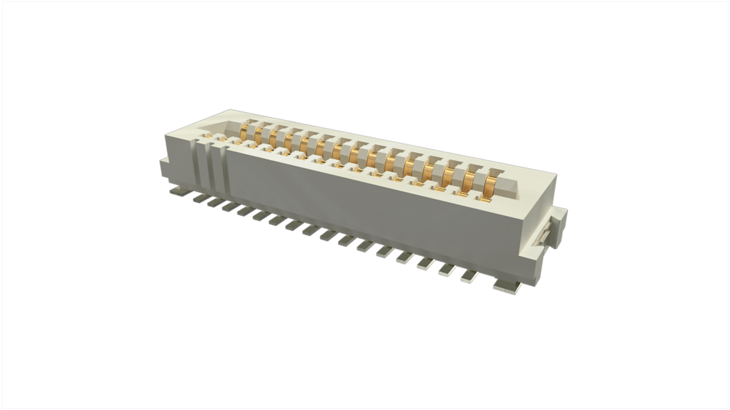 Gniazdo PCB 31 -pinowe raster: 1mm Gniazdo Proste, Pionowy Montaż na płytce drukowanej