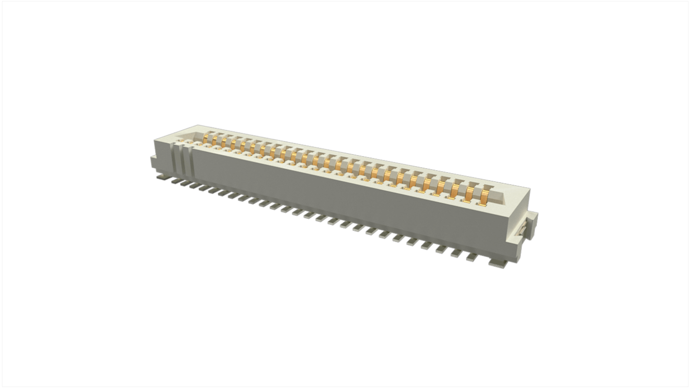 Gniazdo PCB 51 -pinowe raster: 1mm Gniazdo Proste, Pionowy Montaż na płytce drukowanej