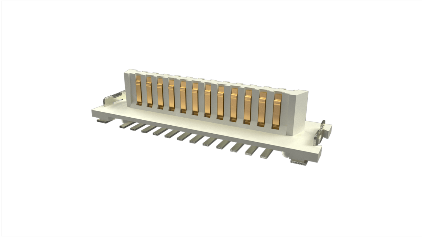 Amphenol Communications Solutions Conan Lite Series Straight, Vertical PCB Header, 25 Contact(s), 1.0mm Pitch, Shrouded
