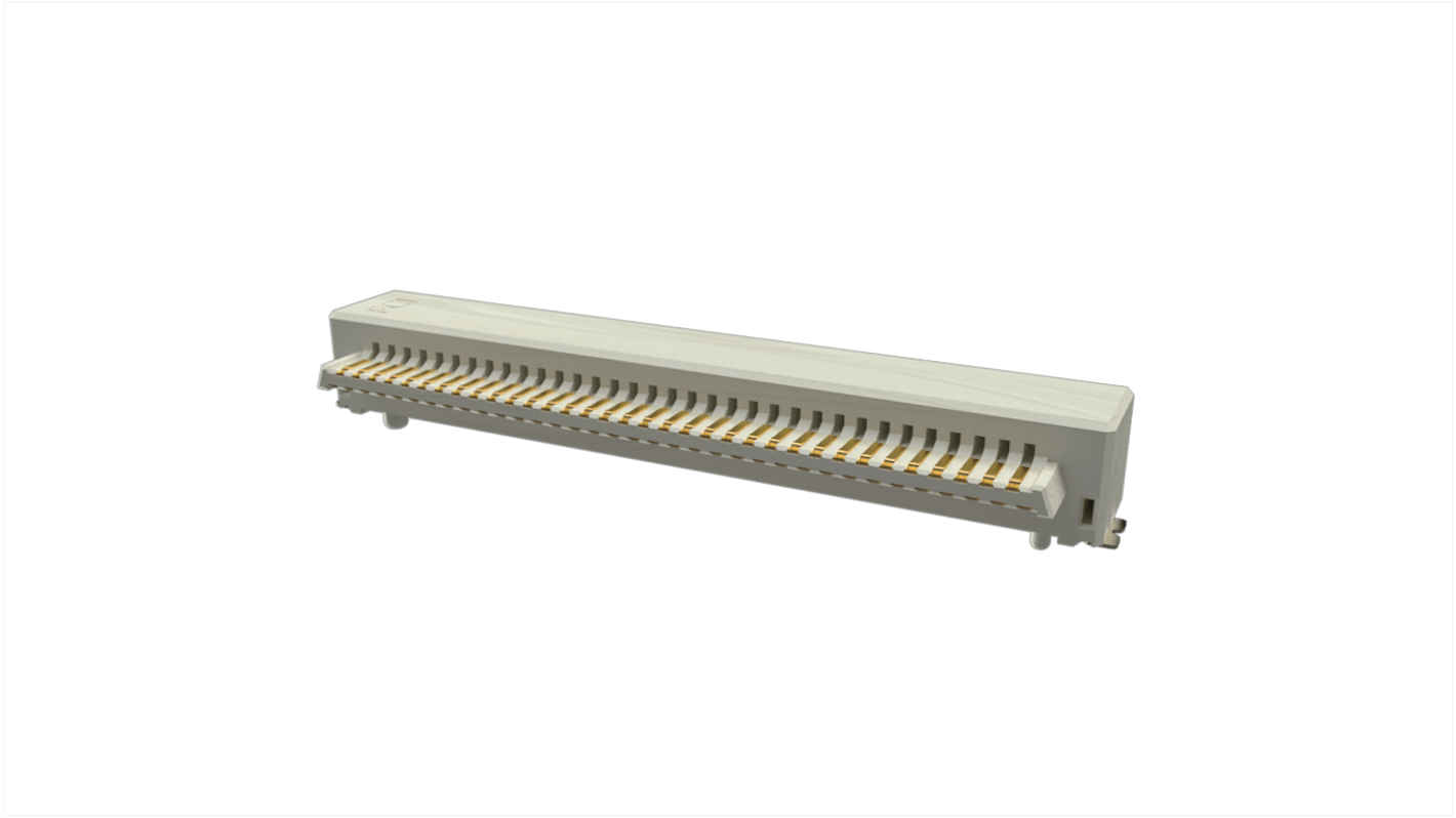 Amphenol ICC Conan Lite Series Right Angle PCB Header, 69 Contact(s), 1.0mm Pitch, Shrouded