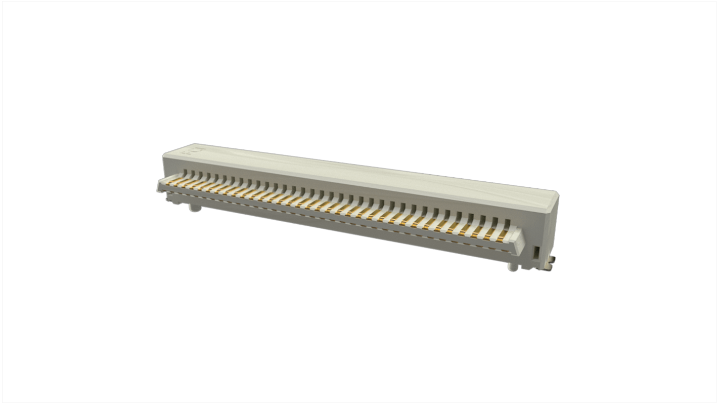 Amphenol Communications Solutions Conan Lite Series Right Angle PCB Header, 69 Contact(s), 1.0mm Pitch, Shrouded