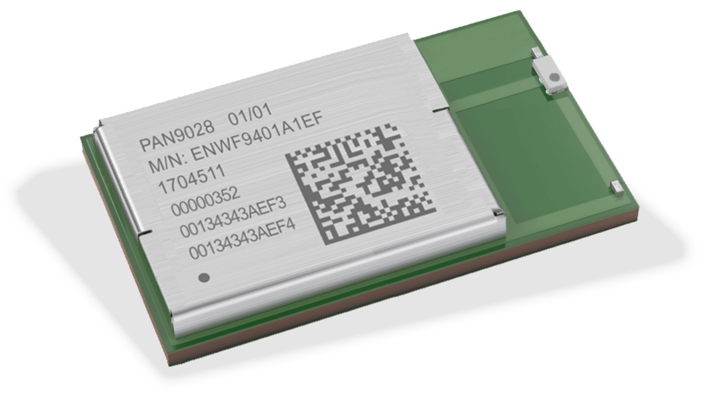 Moduł WiFi ENWF9408A1EF, 2.4 GHz IEEE Std. 802.11 b/g, Szyfrowanie 802.11i AES, CCMP, GPIO, SDIO, UART, 3.3V, Panasonic