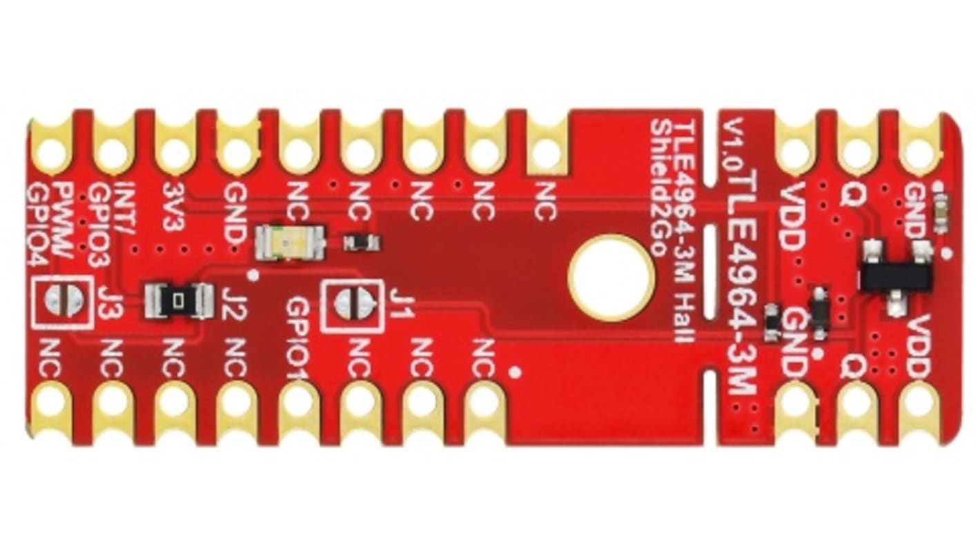 Kit di sviluppo S2GO-HALL-TLE4964-3M Infineon, con Sensore a effetto Hall