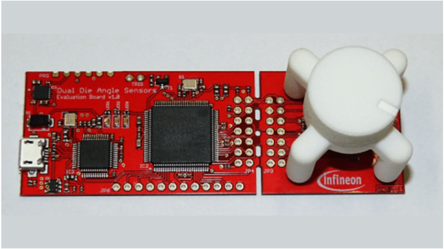 Infineon アングルセンサ TLE5009 EVAL KIT評価ボード TLE5009A16D E1210 Dual SMD angle sensor TLE5009EVALKITTOBO2