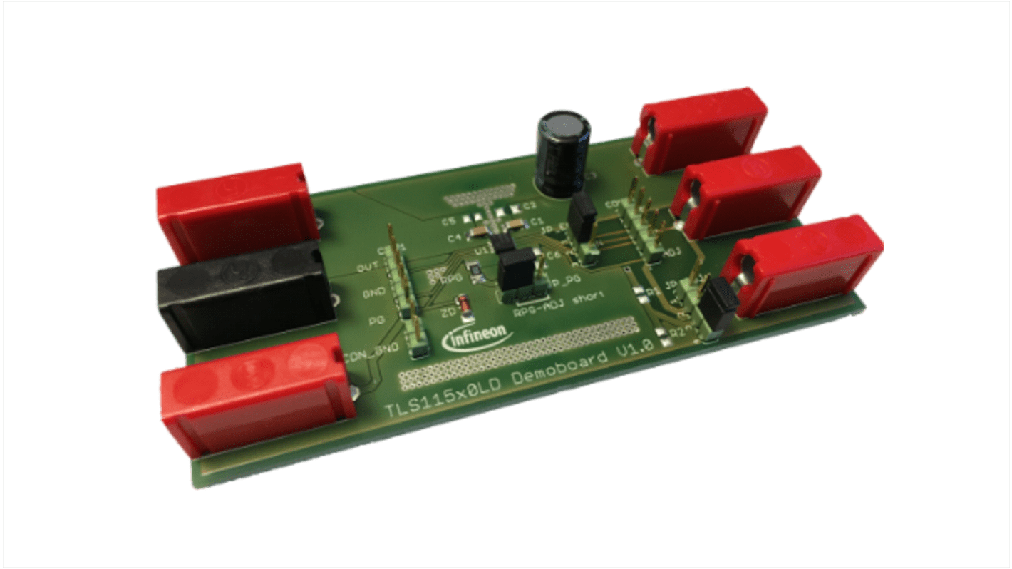 インフィニオン デモボード, 評価ボード, LDO電圧レギュレータ, センサ電源 IC TLS115x 用, TLS115D0LDDEMOBOARDTOBO1