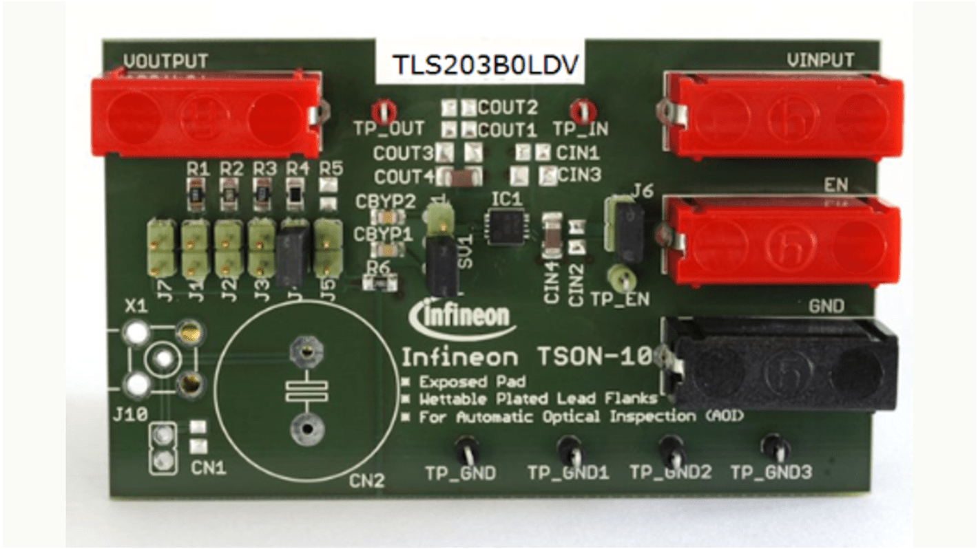 Infineon TLS203B0 Evaluierungsplatine, TLS203B0LDV BOARD LDO-Spannungsregler