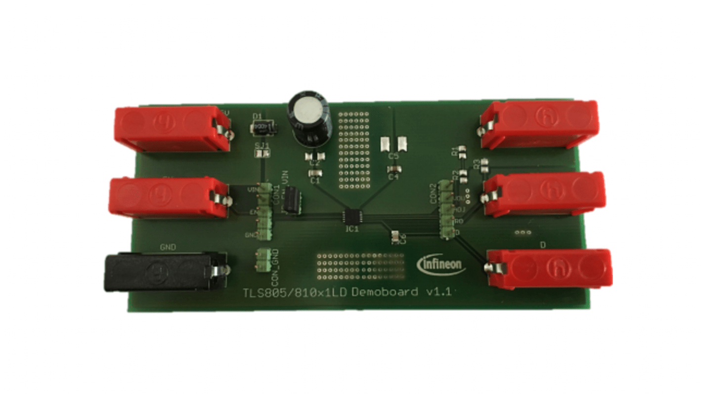 Infineon TLS810D1LDV33 BOARD LDO Voltage Regulator for TLS805/TLS810 Linear Voltage Regulator for Low Quiescent Current