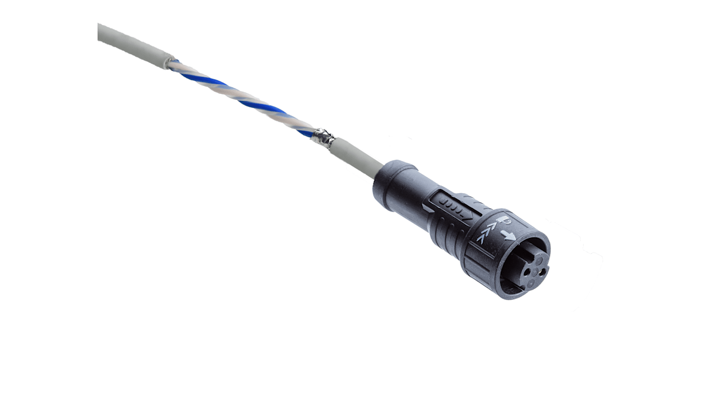 Amphenol Industrial Sensor Actuator Cable, 1m