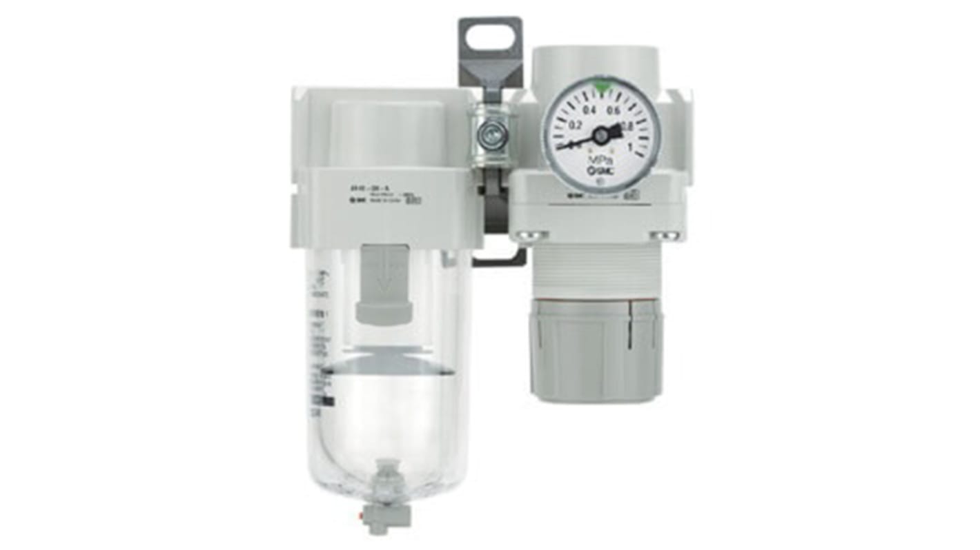 SMC AC Air Filter Regulator, 5μm, 100 bar
