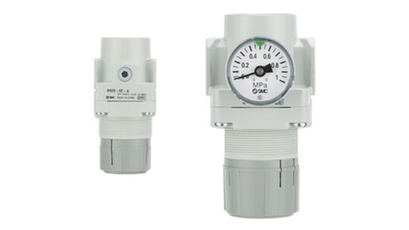 SMC G 1/4 Pneumatic Regulator - 0.5bar to 8.5bar, 10bar max. input