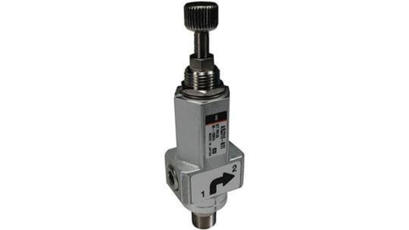 SMC M6 Pneumatic Regulator - 2bar to 7bar, 8bar max. input