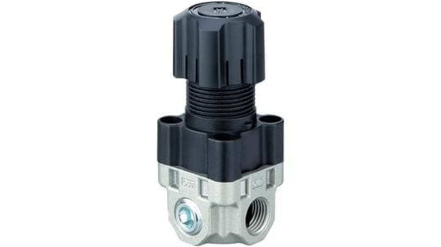 SMC G 1/4 Pneumatic Regulator - 0.5bar to 3bar, 10bar max. input
