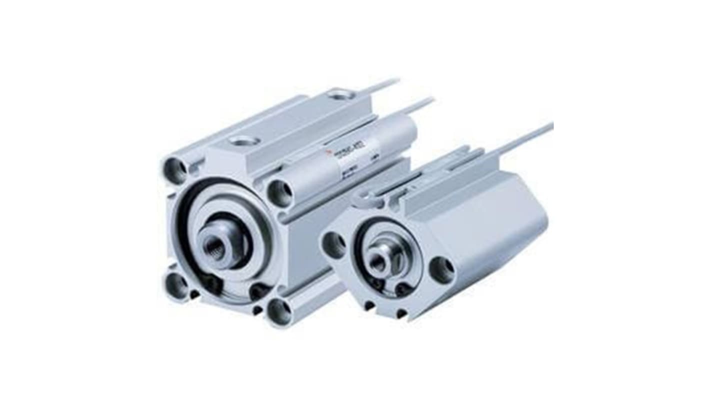 SMC Double Acting Cylinder - 63mm Bore, 50mm Stroke, CQ2 Series, Double Acting