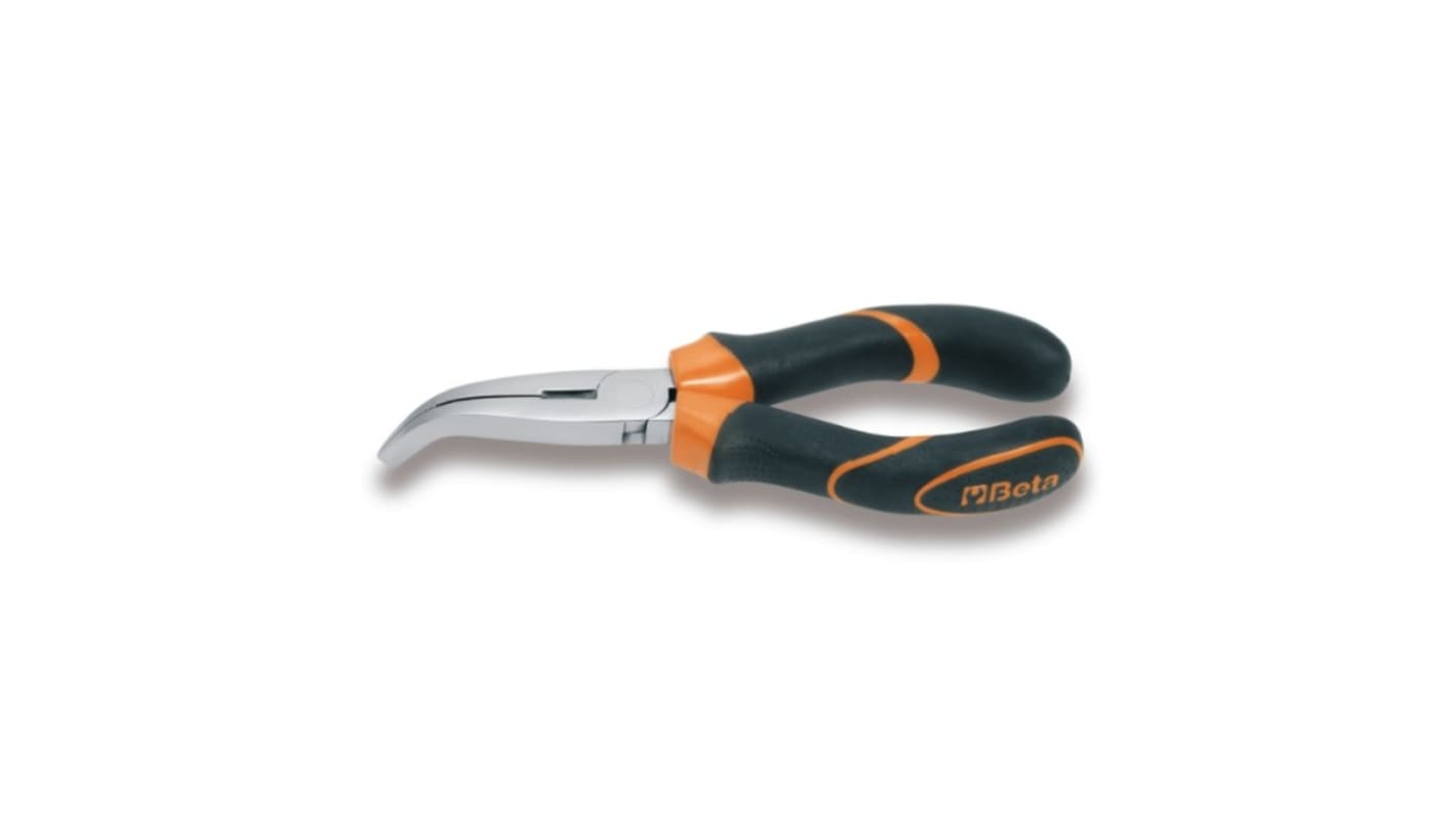 BETA Long Nose Pliers, 160 mm Overall, Straight Tip, 54mm Jaw
