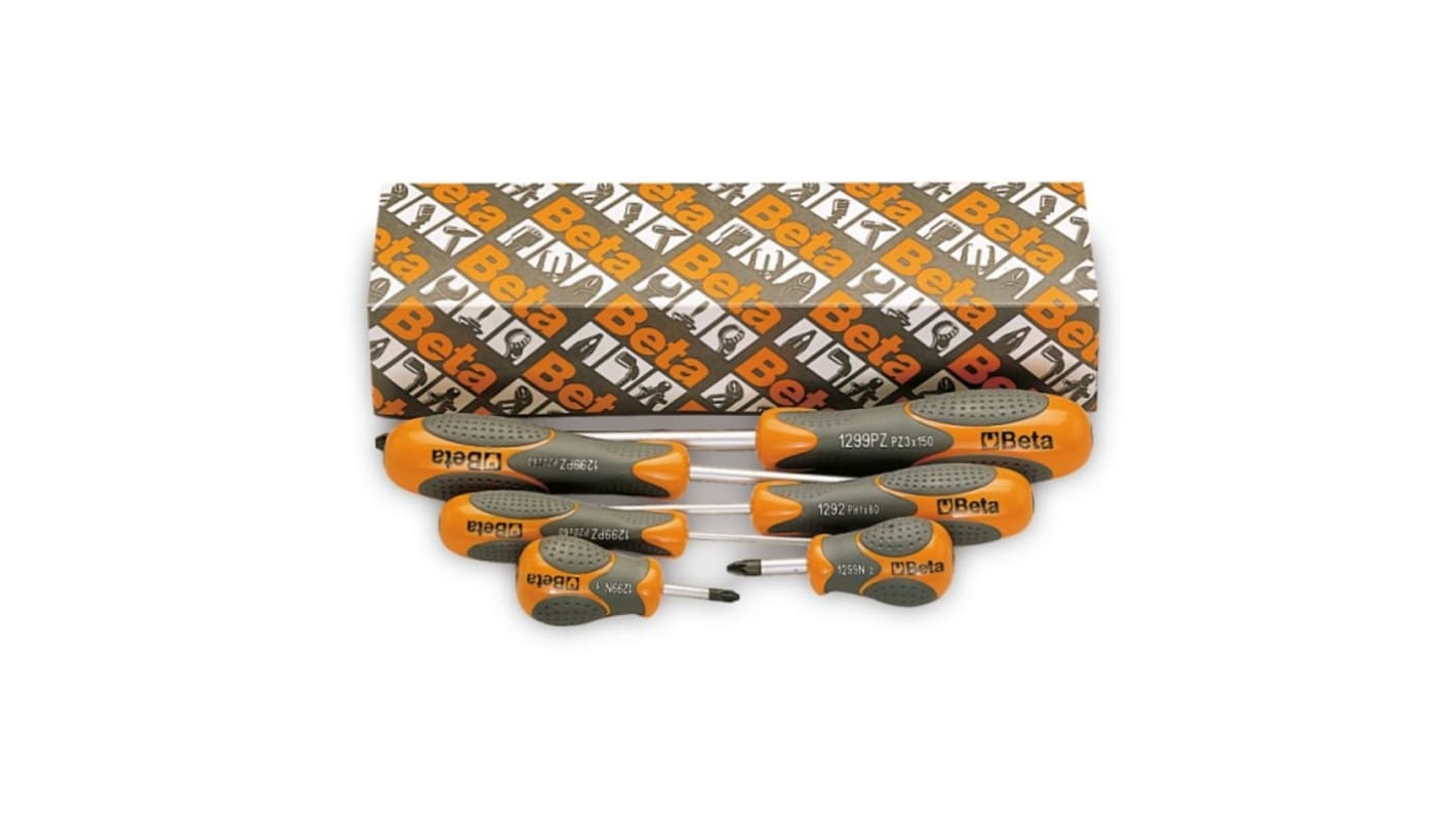 BETA Phillips Screwdriver Set, 6-Piece