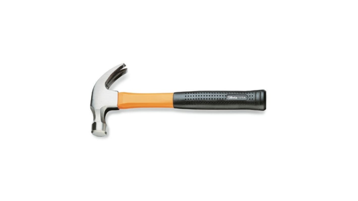 BETA Steel Claw Hammer with Plastic Handle, 450g