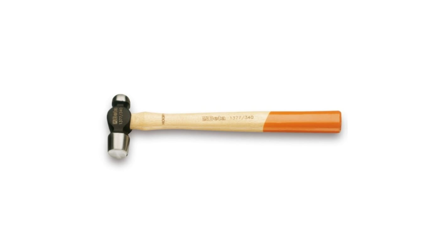 BETA Steel Ball-Pein Hammer with Wood Handle, 450g