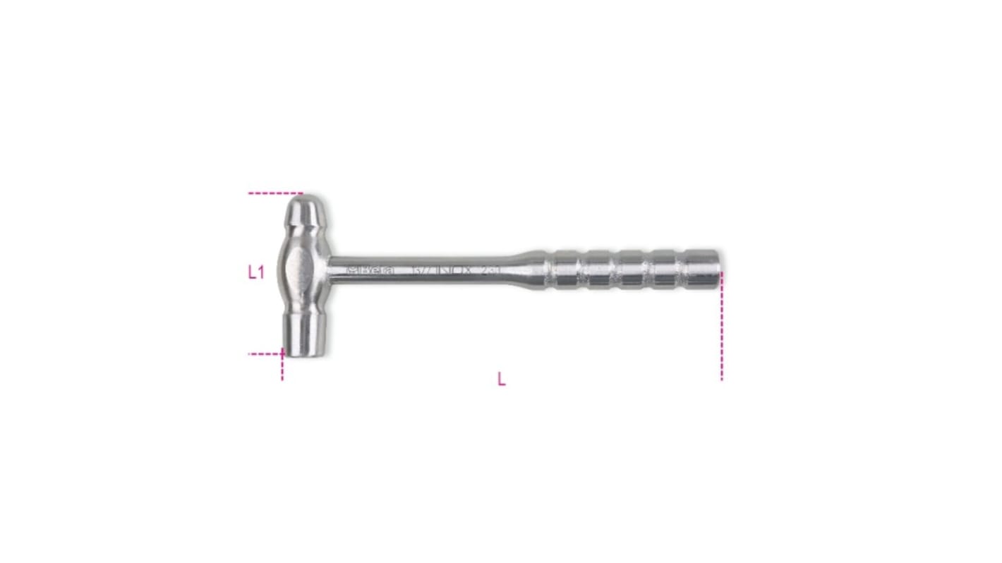 BETA Ball-Pein Hammer with Stainless Steel Handle, 770g