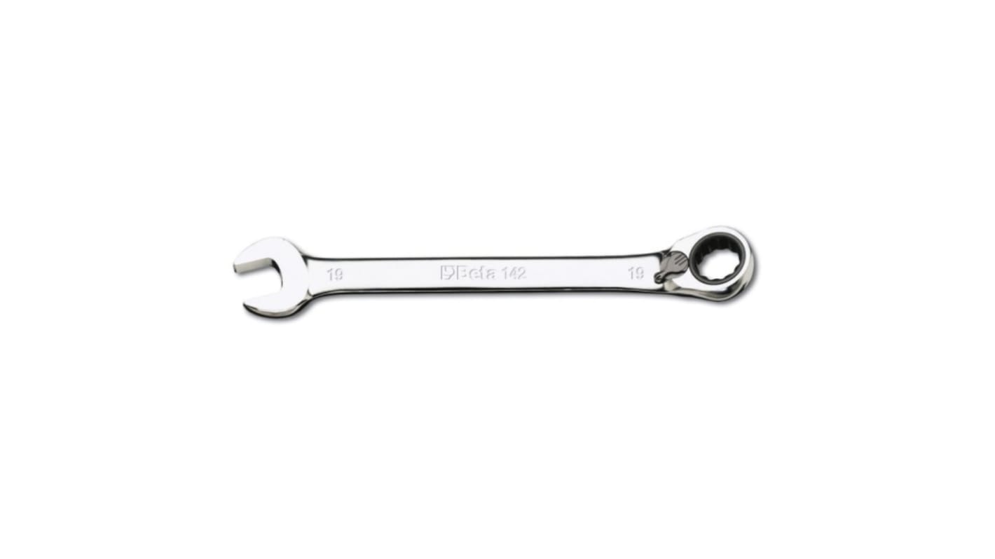 Chiave combinata a cricchetto BETA, lungh. 159 mm, bocca poligonale 10mm