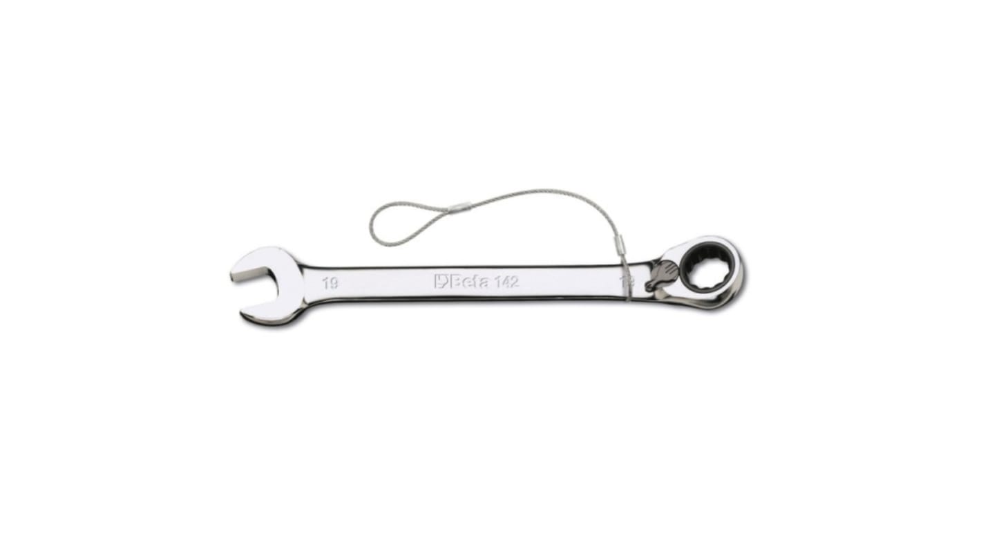 Chiave combinata a cricchetto BETA, lungh. 159 mm, bocca poligonale 10mm
