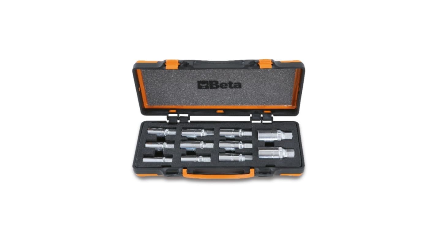 BETA 断丝取出器, 铬钒制, 金属盒装, 内含5-M11 - M12 - M14 - M16 ， M5 - M6 - M7 - M8 - M9 - M10 - M10