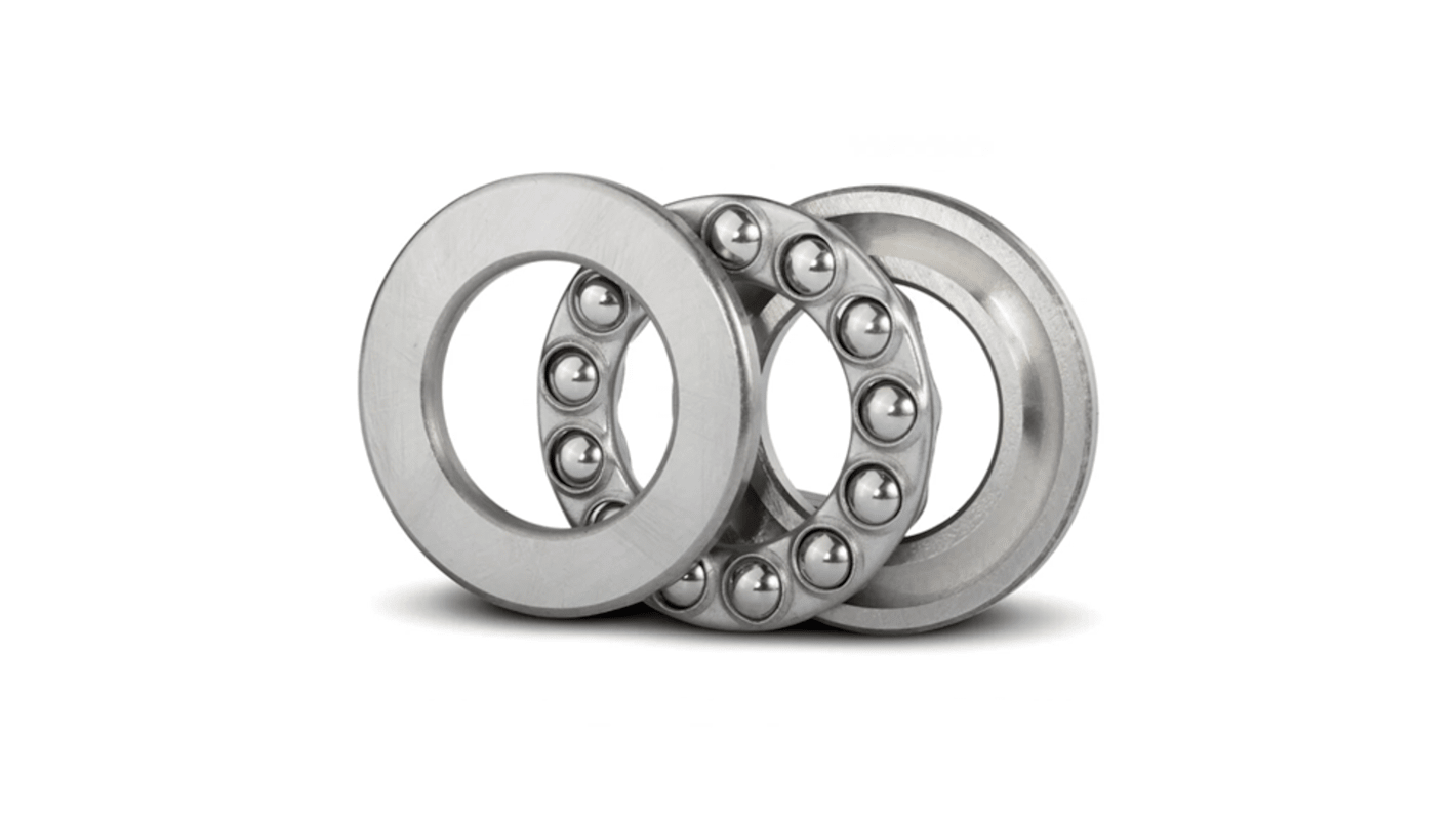 RS PRO 51102 Thrust Ball Bearing- Open Type 15mm I.D, 28mm O.D