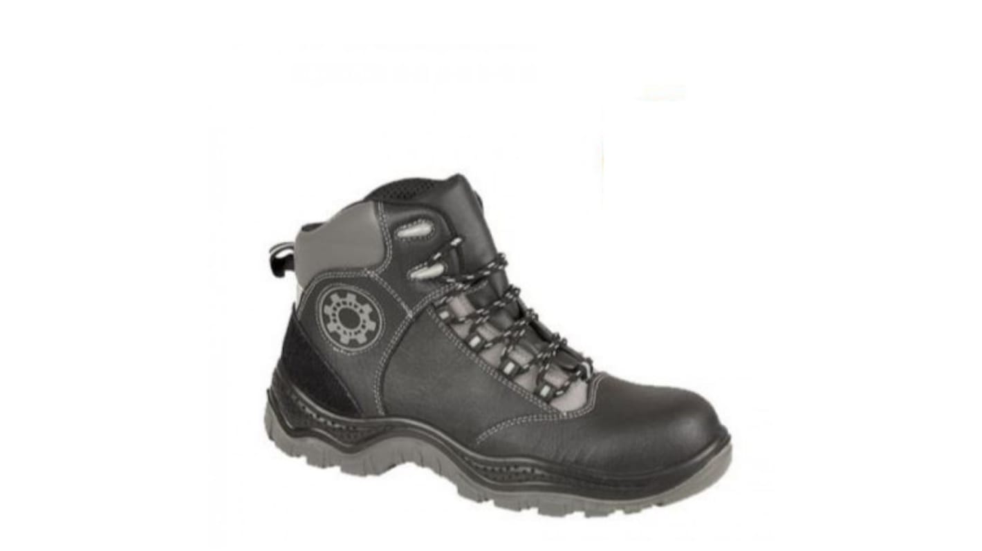 Himalayan Black Composite Toe Capped Unisex Safety Boots, UK 7, EU 41