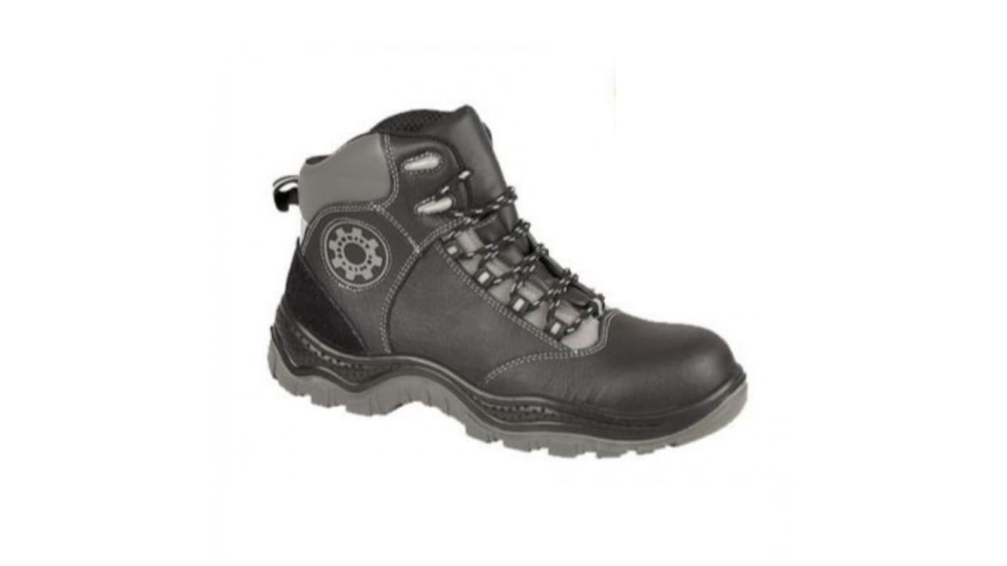 Himalayan Black Composite Toe Capped Unisex Safety Boots, UK 8, EU 42